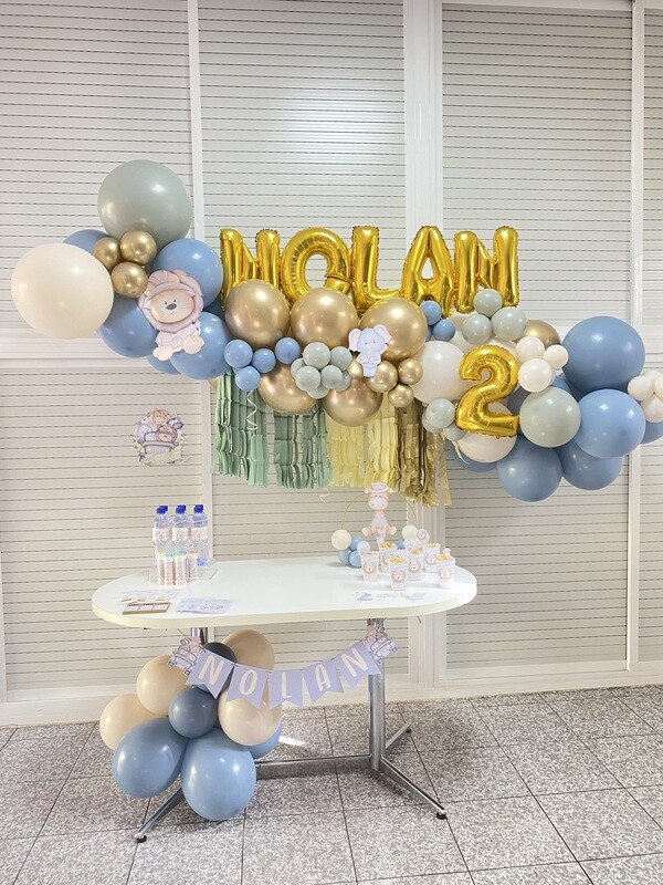 Guirnalda de Globos - Nombre y Edad