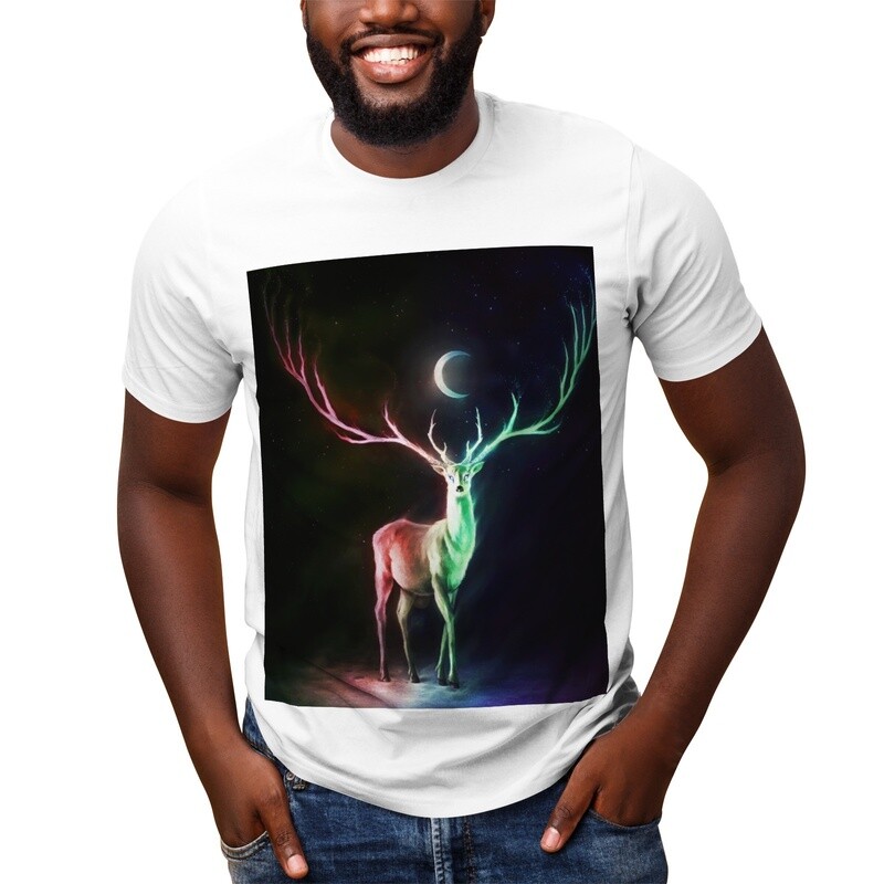 Unisex Short Sleeve Crew Neck Cotton Jersey T-Shirt