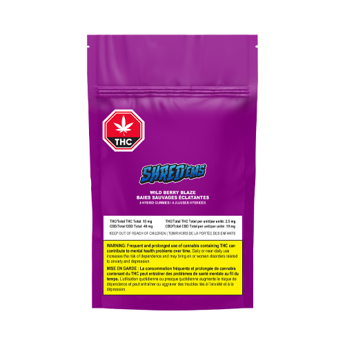 SHRED
SHRED Wild Berry Blaze Soft Chews
Edibles