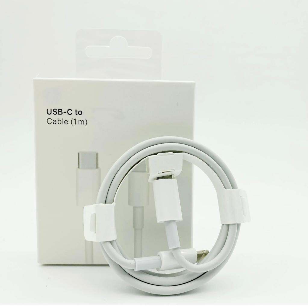 Lightning Kabel von USB C auf Lightning zum Laden von iPhones