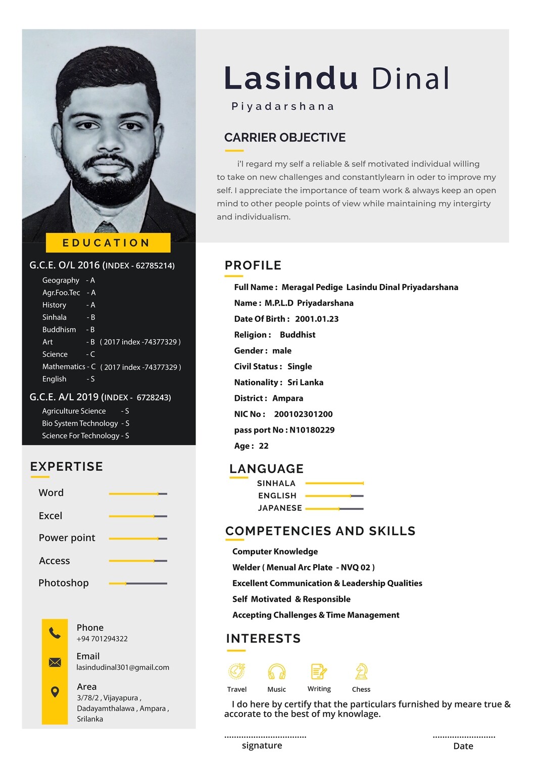 CV Design