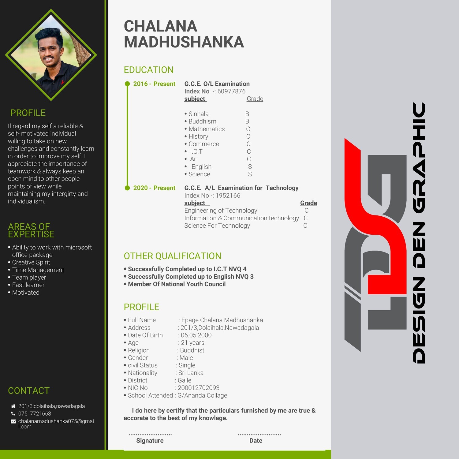 CV Design