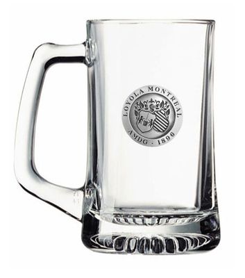 Beer Stein with Pewter Medallion