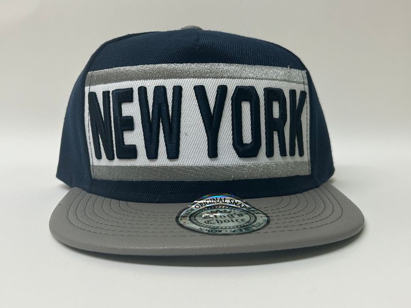 New York Snapback Gray/Blue
