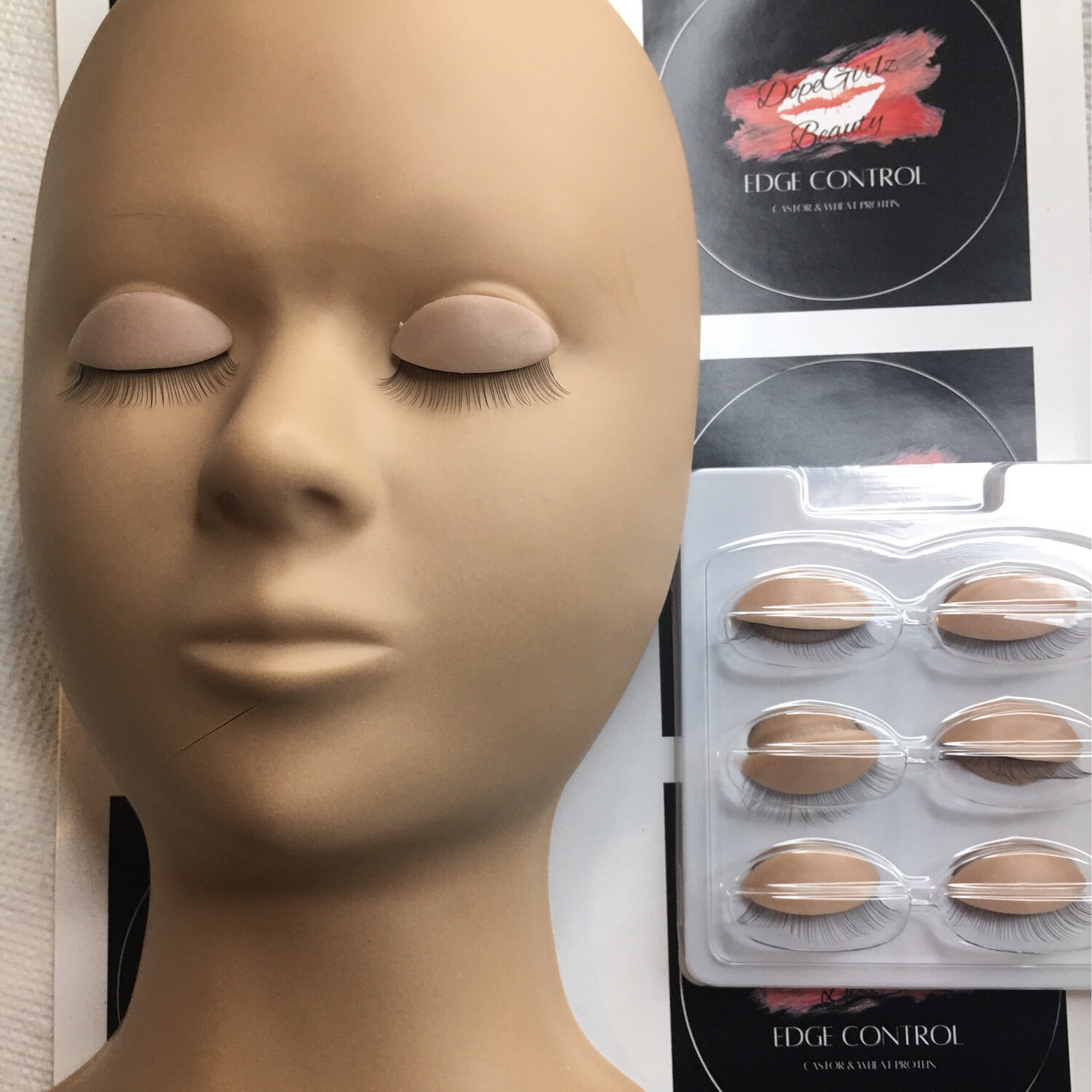 Mannequin Head &amp; Eyelids