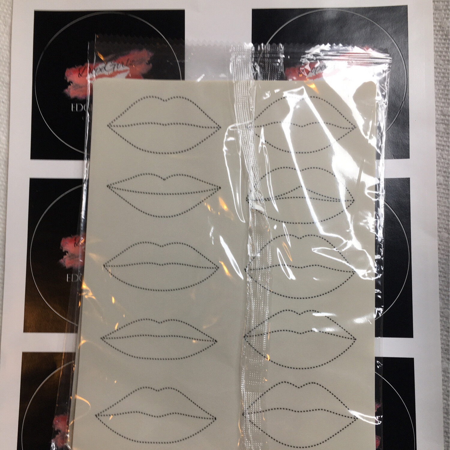 Lip Practice Skin Sheet