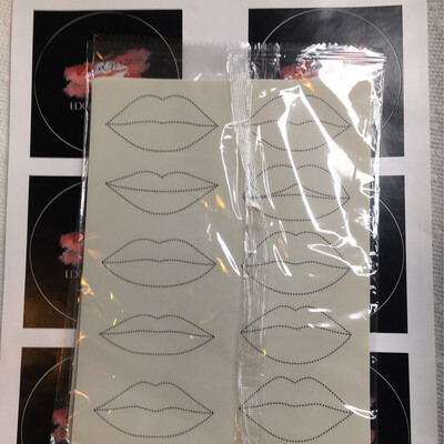 Lip Practice Skin Sheet
