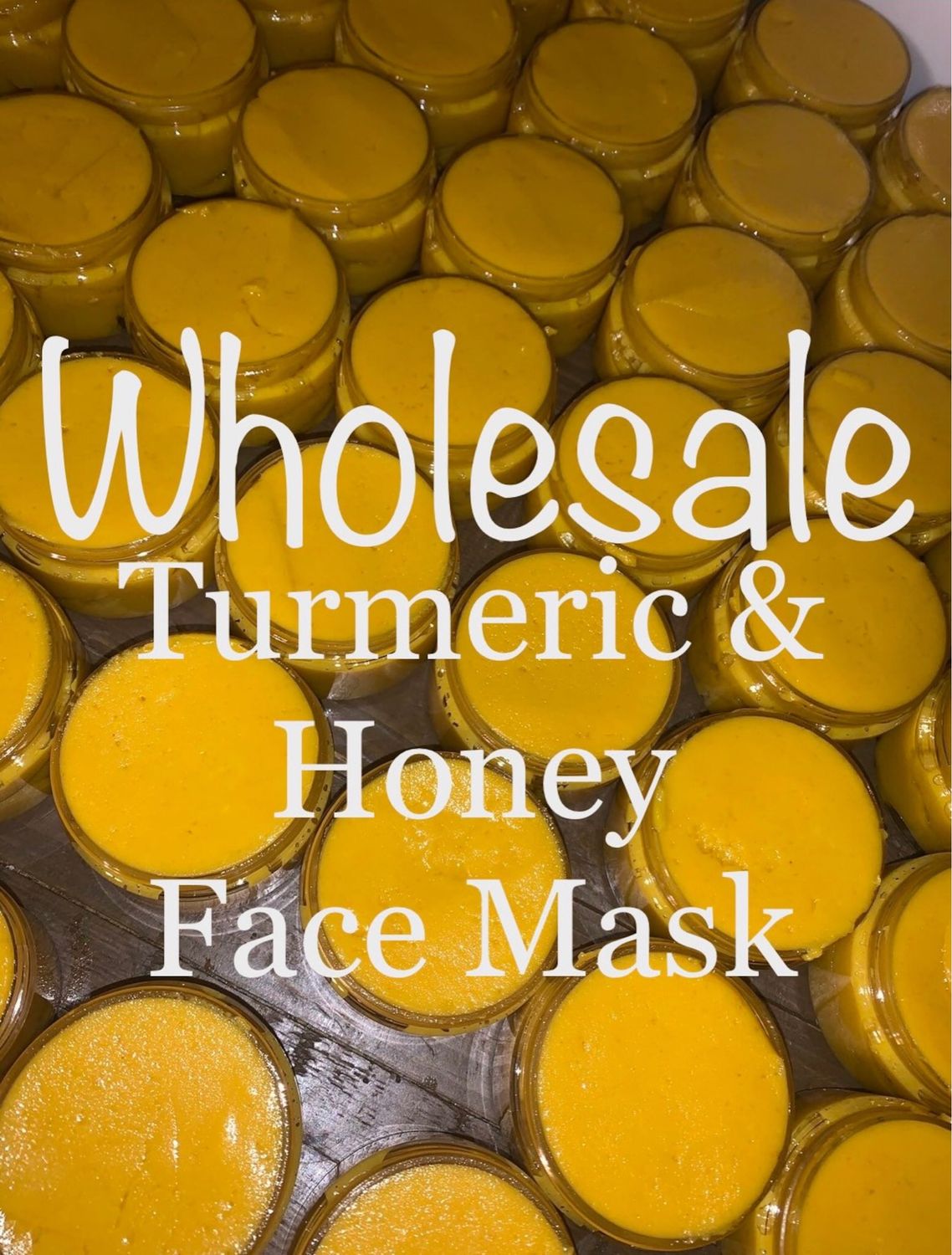Wholesale Turmeric and Honey Face Mask Plus Logos