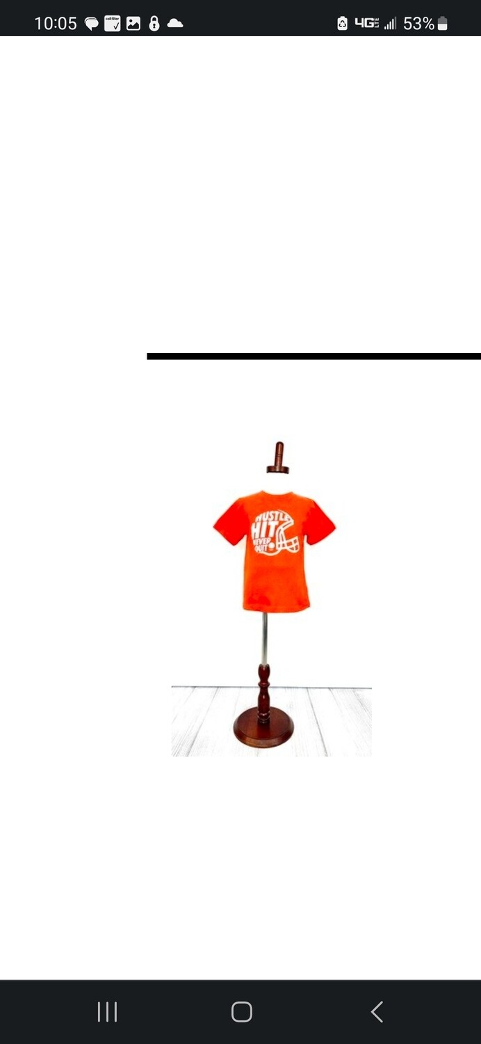Hustle hit never quit tee