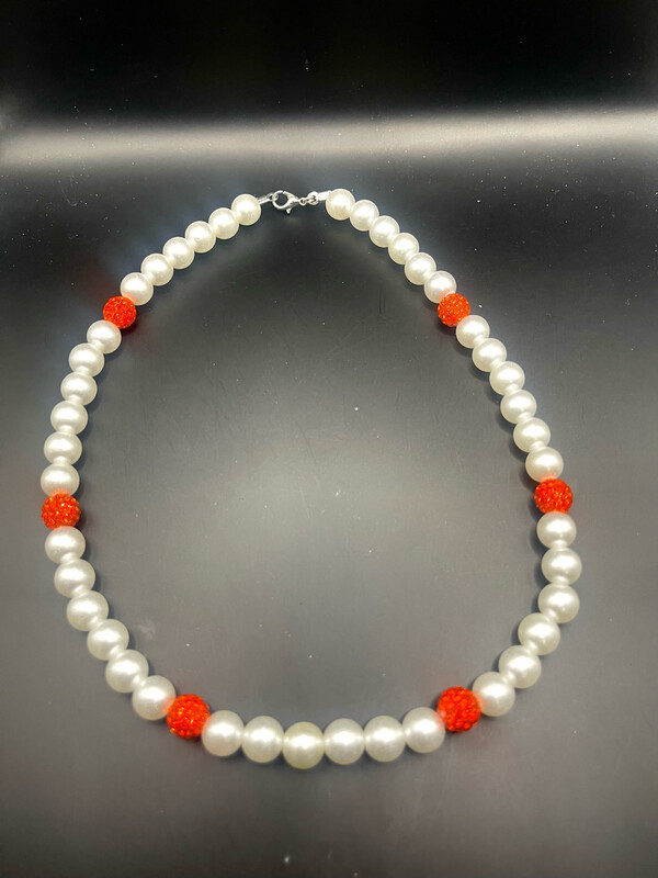 ORANGE W/ PEARLS🍊
