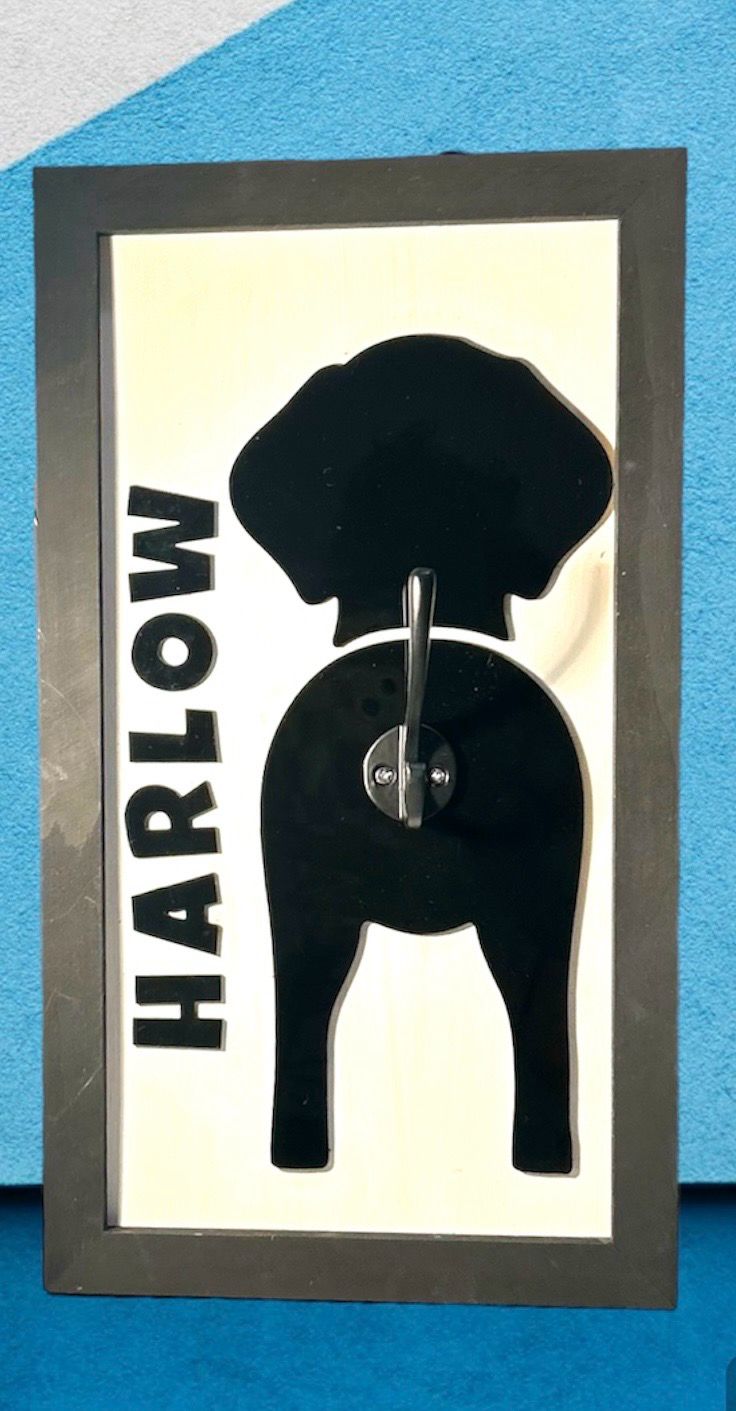 Personalized Dog Leash Holder