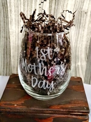 1st Mother's Day Glasses