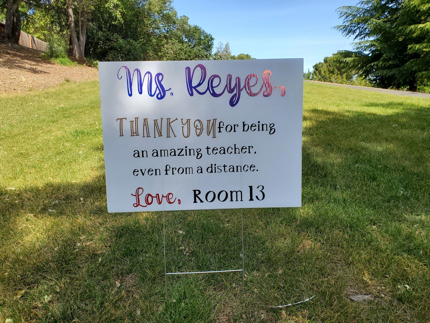 Personalized Lawn Sign