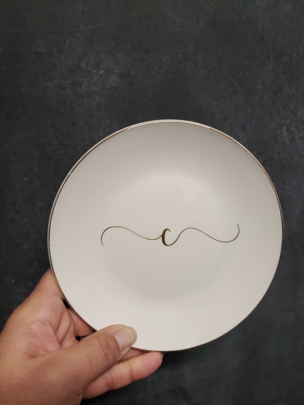 6&quot; Gold Lined Jewlery Plate