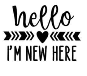 Hello I&#39;m New Here -Infant Toddler Youth Onesie, T-shirt, Sweatshirt