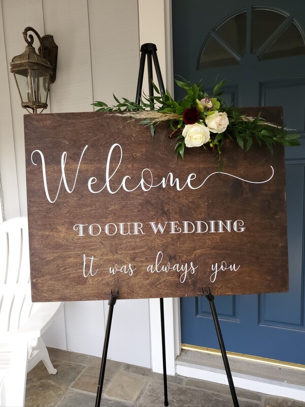 Welcome sign