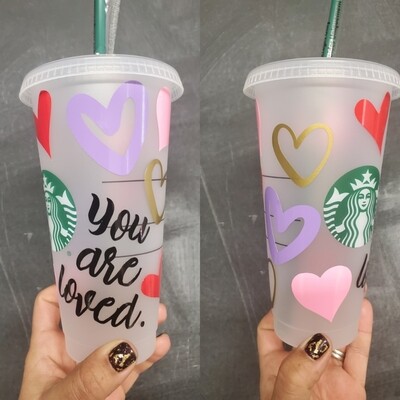 Reusable Starbucks Cold Cup- Custom Designs