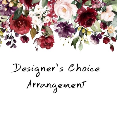 Designer's Choice Valentine's Arrangement - Local Flower Delivery