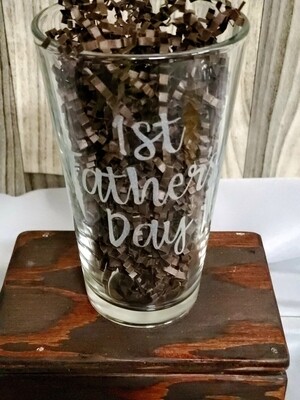 1st Father's Day Glasses