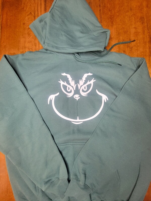 Grinch Face - T-Shirt, Sweatshirt, Tank, Apron