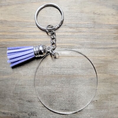 2" Round Acrylic Keychain- Custom Design