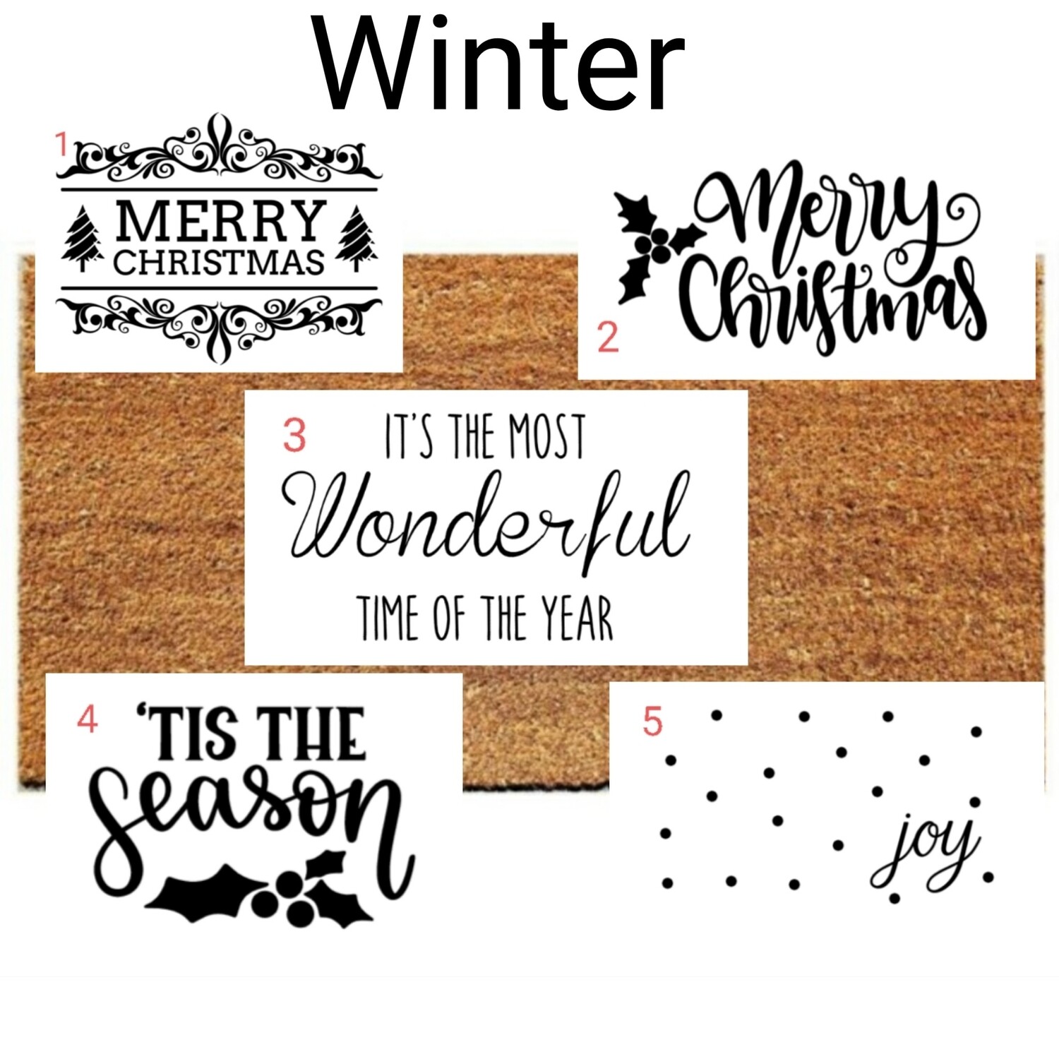 Custom Doormat-Local Delivery