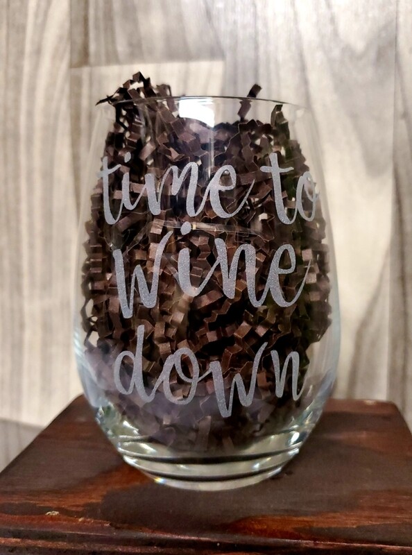 Time To Wine Down Glasses