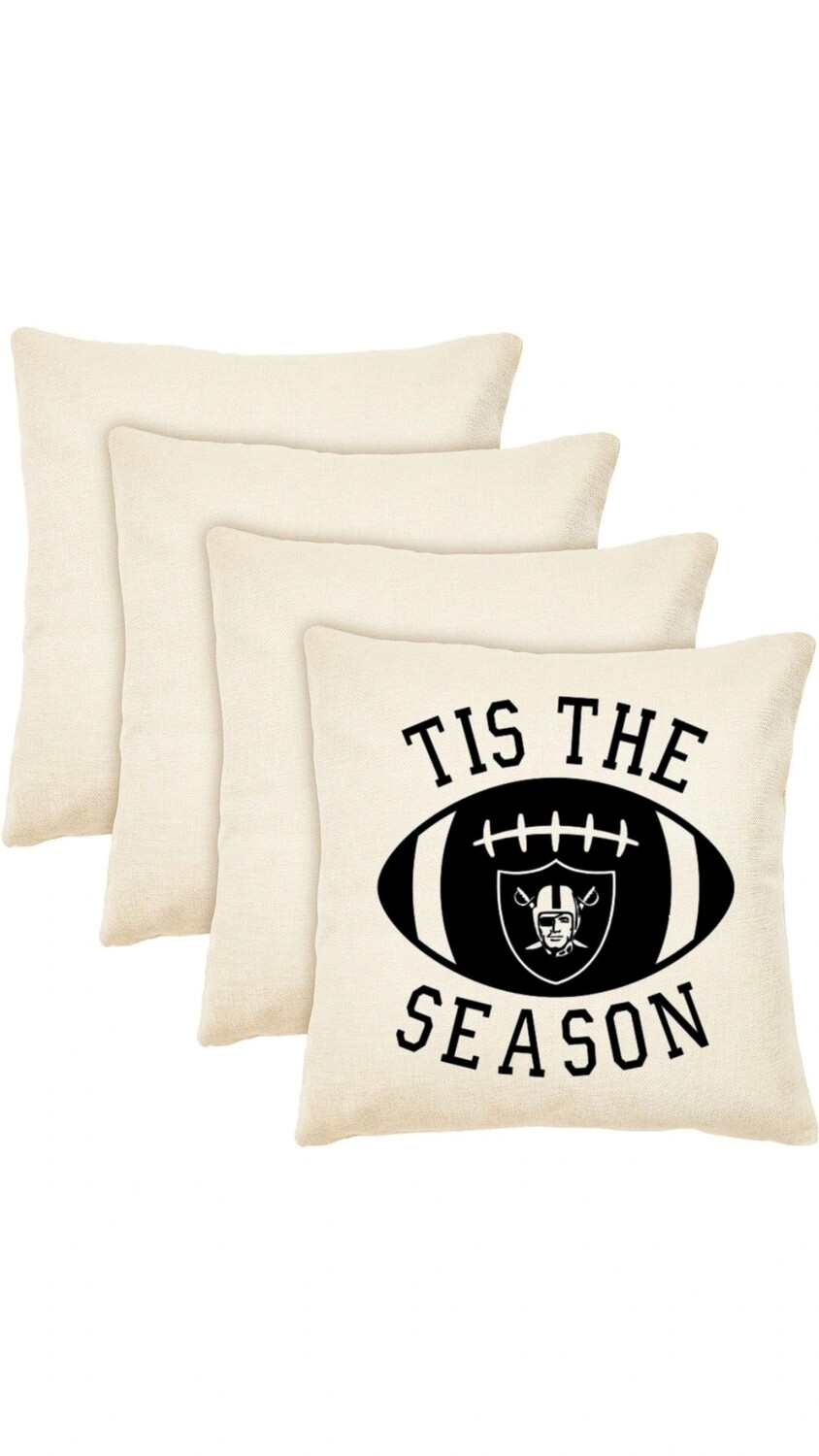 Tis The Season Football Pillowcase - Custom Design