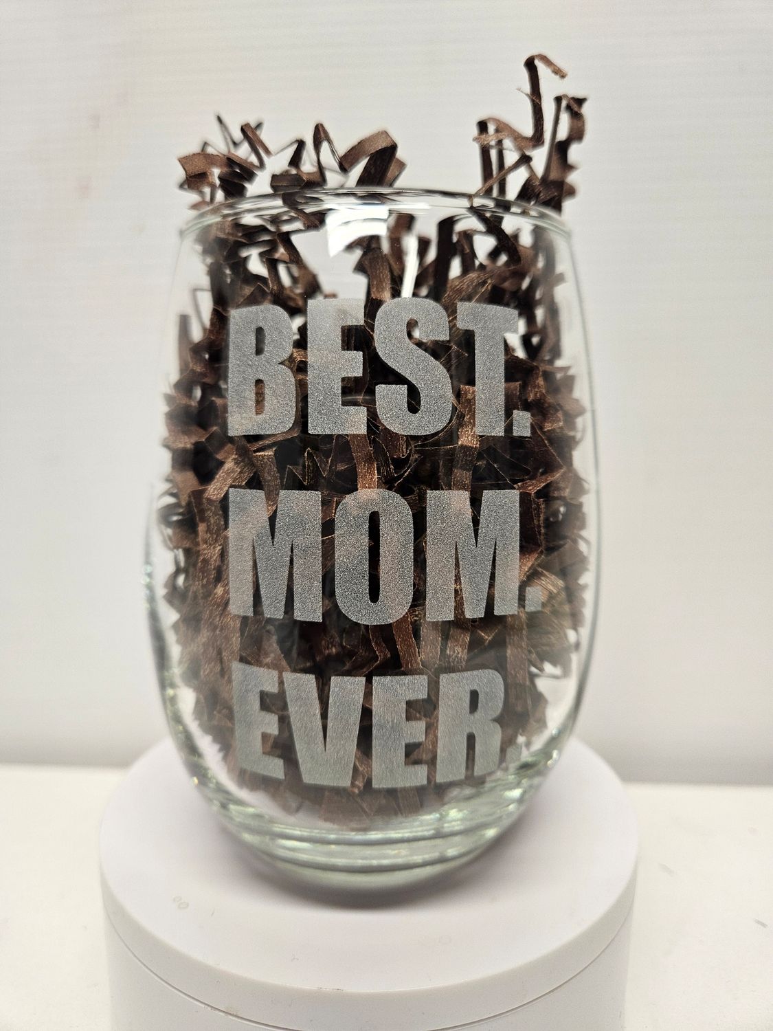 Mom Theme Etched Glasses