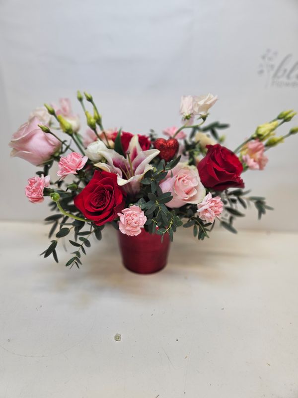 Be Mine Valentine's Arrangement - Local Flower Delivery