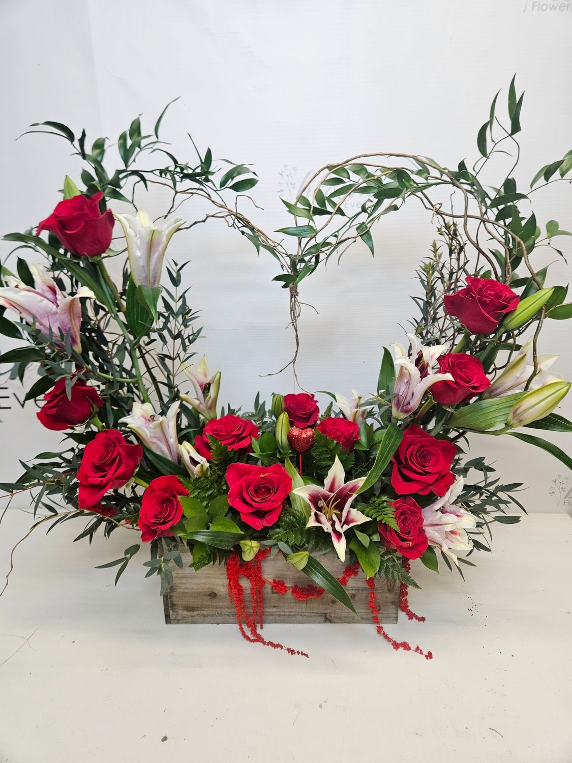 LOVE Valentine's Arrangement - Local Flower Delivery