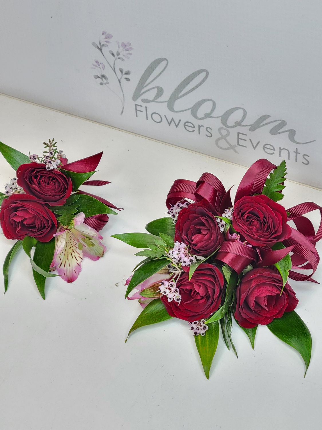 Corsage and Boutonniere Set