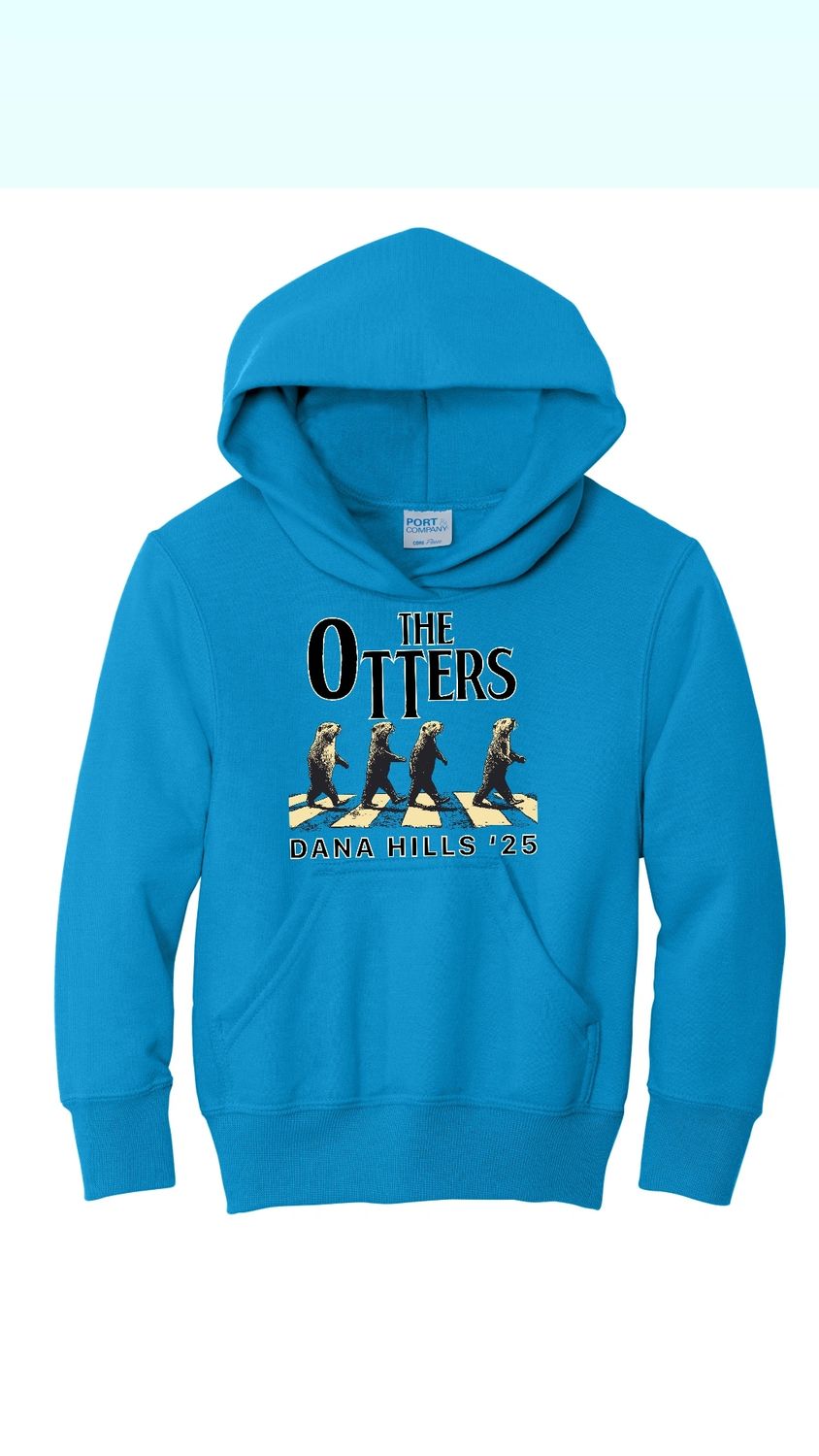 Otters Crossing Youth Hooded Sweatshirt DHST
