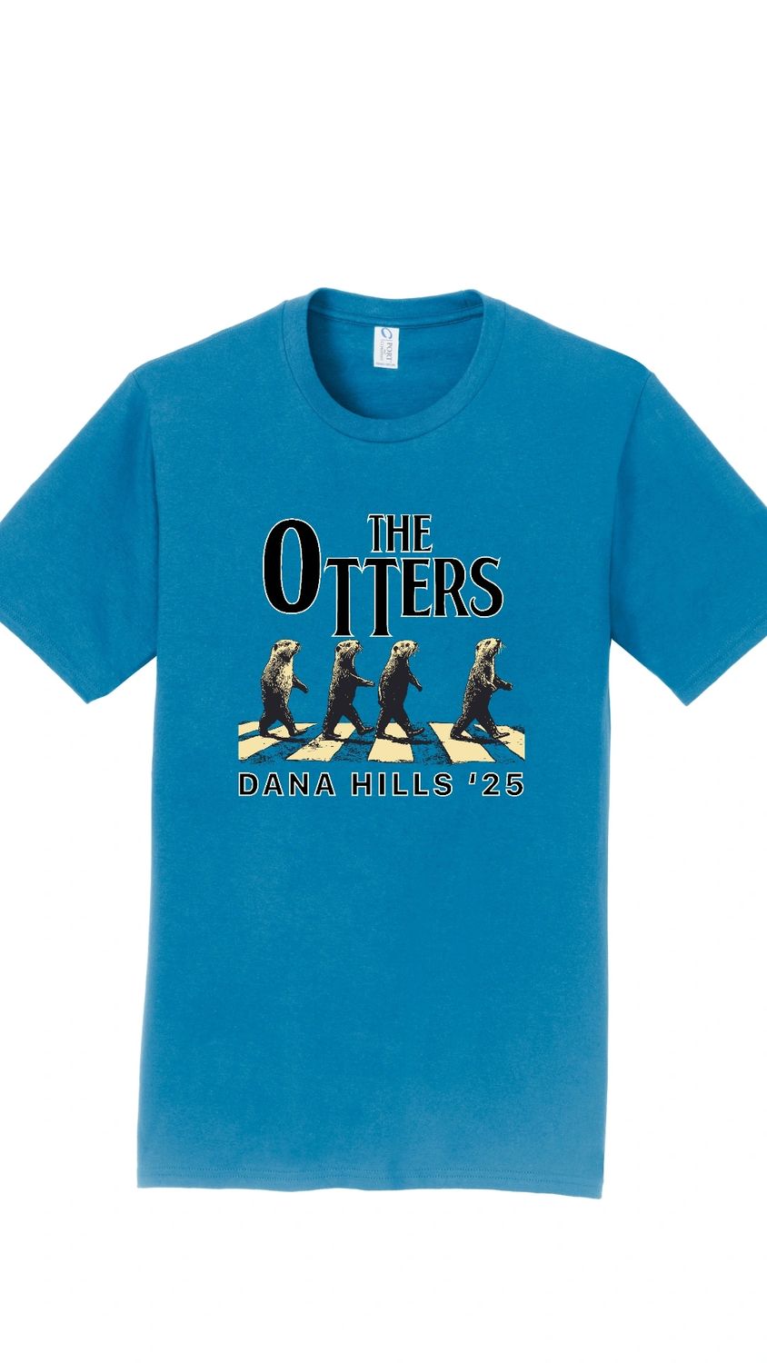 Otters Crossing Unisex Adult Tshirt DHST