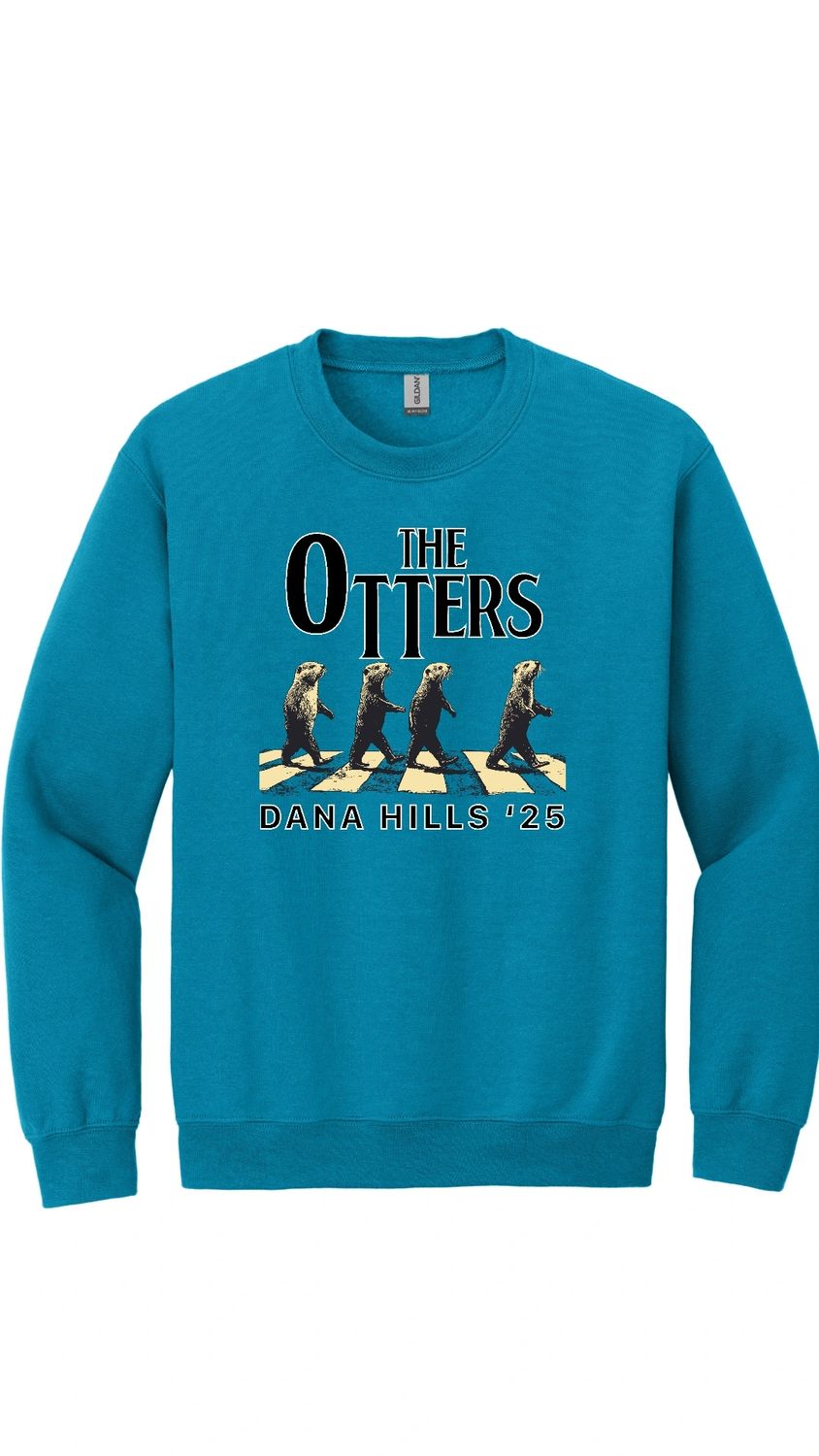 Otters Crossing Adult Unisex Crewneck Sweatshirt DHST