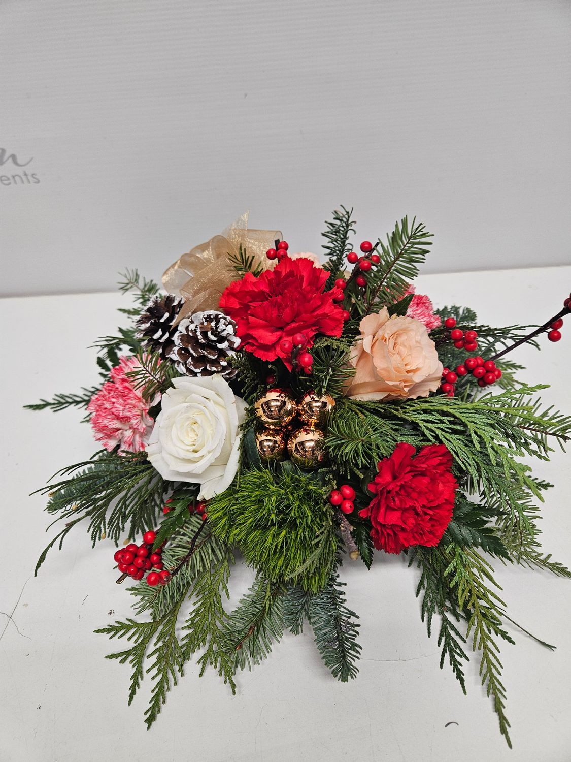 Designer's Choice Standard Holiday Arrangement - Local Flower Delivery