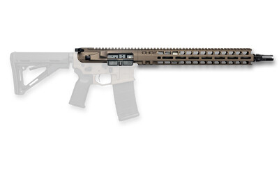 Radian Weapons, Complete AR-15 Upper, 223 Wylde, 14.5&quot; Pinned (16&quot; OAL) Barrel, 1:8 Twist - Brown