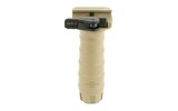 TangoDown, Vertical Grip, Fits Picatinny, Quick Detach Auto Lock - FDE