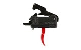 Rise Armament, RAVE-PCC Trigger, Nitride Finish, Includes Anti-Walk Pins - Black/Red