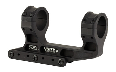 Unity, FAST, LPVO Mount, 2.05&quot; Height, Fits 30MM Tube - Black
