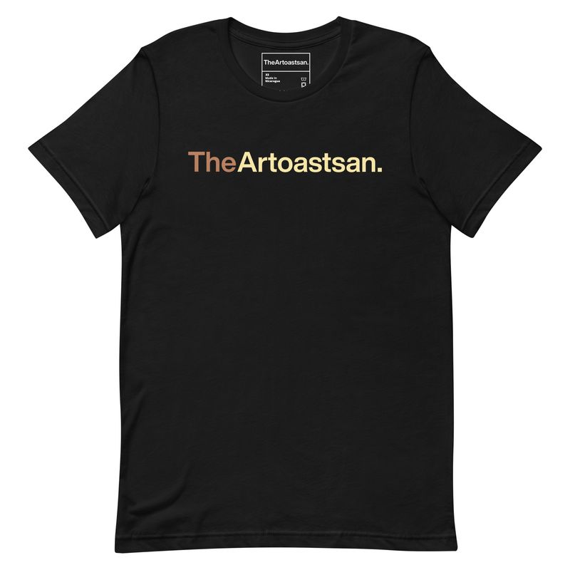 Original TheArtoastsan. (Black Tee)