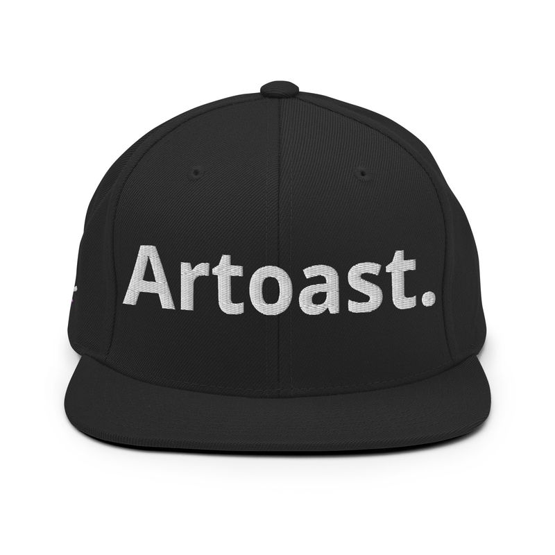 Artoast. White Snapback