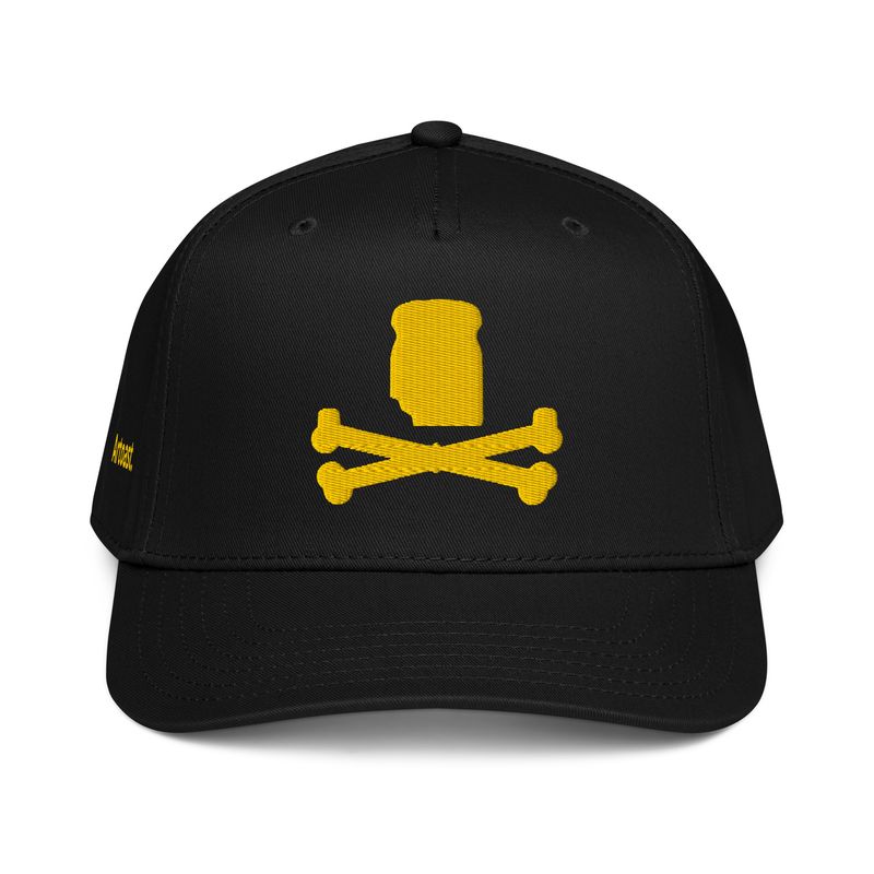 Toast x Bones (Gold) Black Snapback