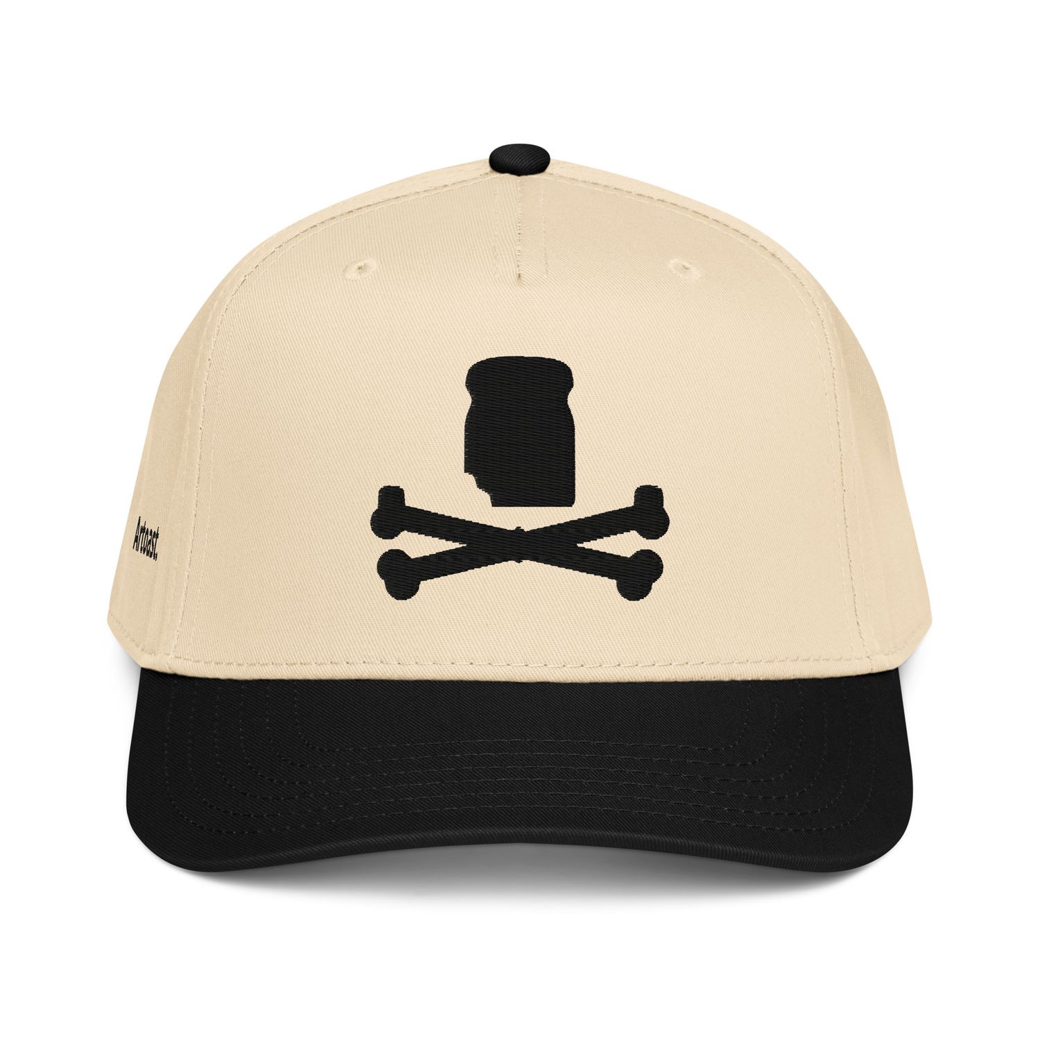 Toast x Bones Black Natural Snapback