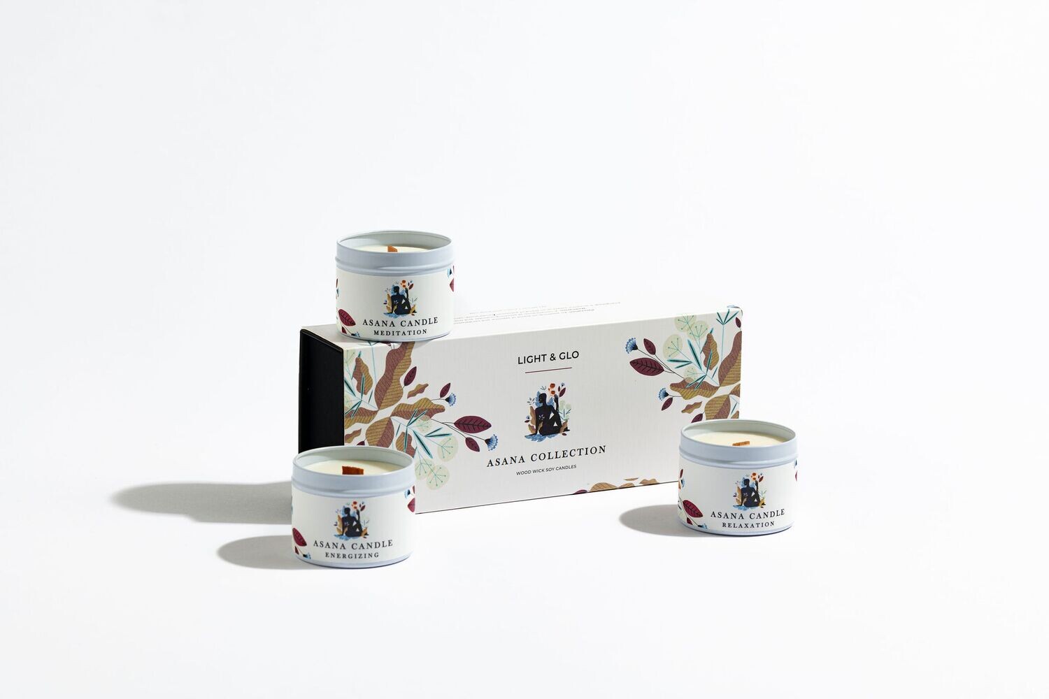 Light and Glo Asana Candle - Trio Pack