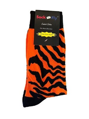 Tiger Stripe Socks/Adult One-Size