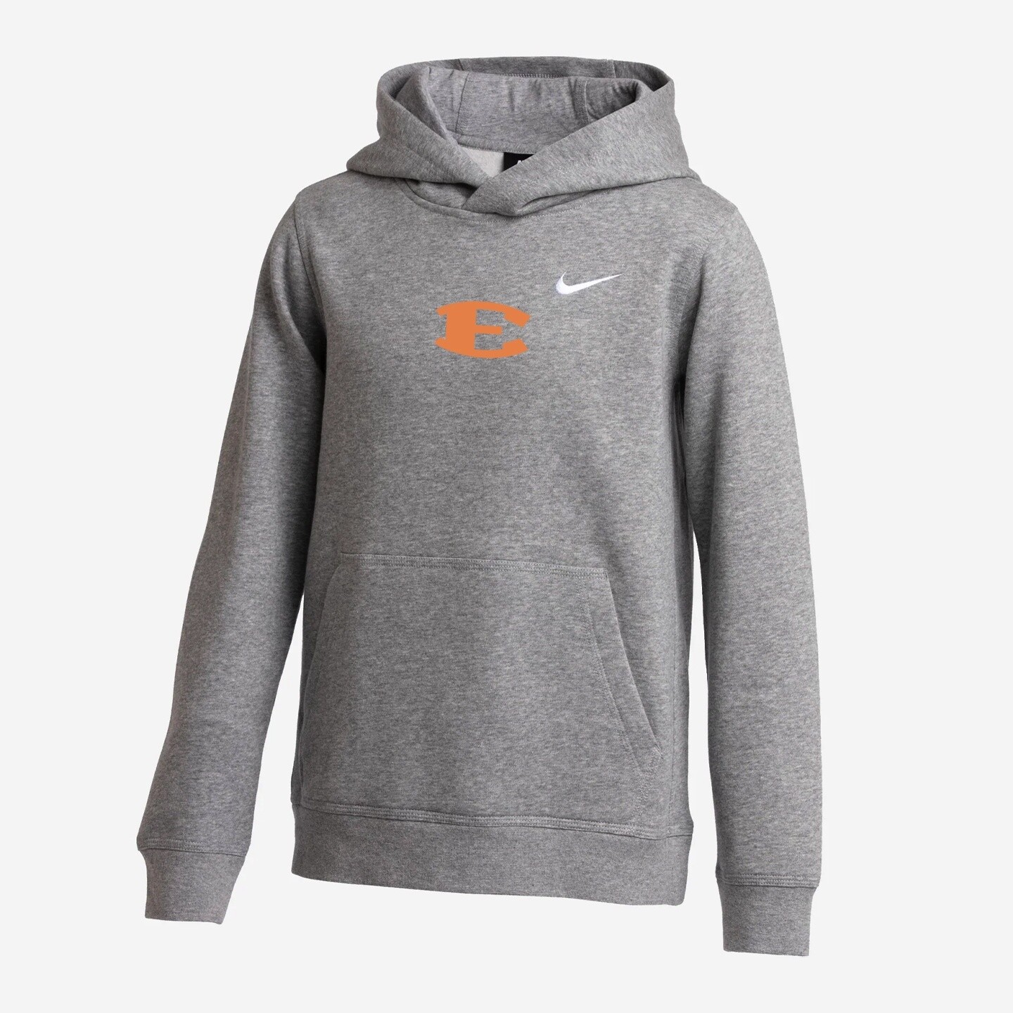 grey and orange nike sweatshirt