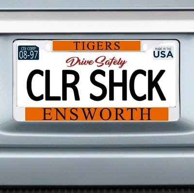 License Plate Frame-Ensworth Tigers