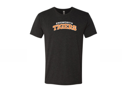 Next Level Youth/Adult SS Dark Charcoal T-Shirt TIGERS