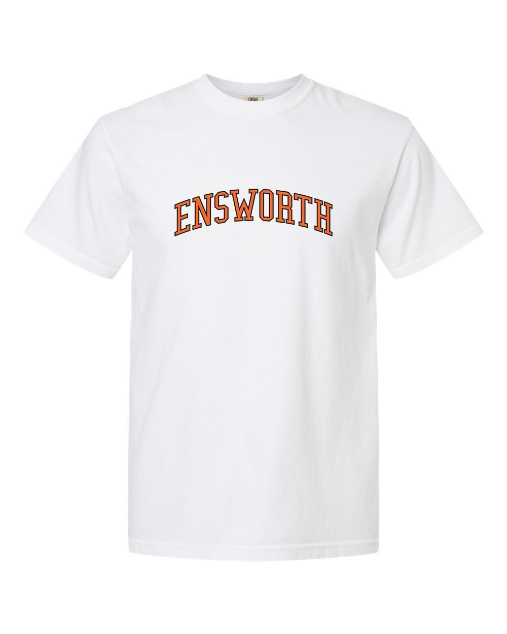 Comfort Colors Youth/Adult SS White T-Shirt/Ensworth, Size: Youth XS